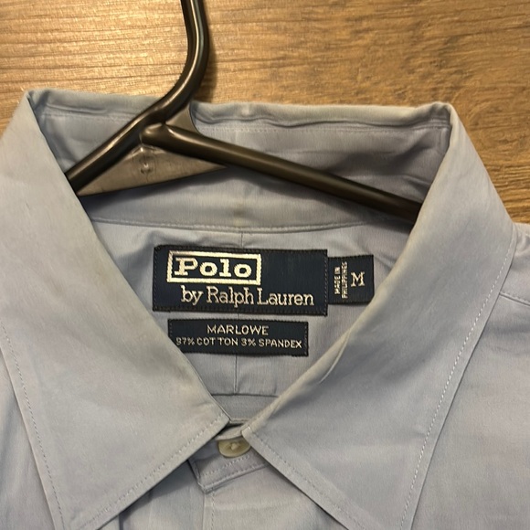 Polo by Ralph Lauren Men's Light Blue Shirt - Picture 3 of 5